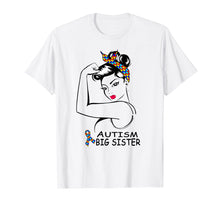 Ladda upp bild till gallerivisning, Funny shirts V-neck Tank top Hoodie sweatshirt usa uk au ca gifts for Autism Big Sister Awareness Shirt Strong Gift For Girl Women 2753443
