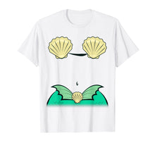 Ladda upp bild till gallerivisning, Funny shirts V-neck Tank top Hoodie sweatshirt usa uk au ca gifts for Mermaid Costume Shirt Halloween Clam Shell Bra 2297661
