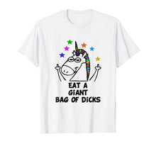 Ladda upp bild till gallerivisning, Funny shirts V-neck Tank top Hoodie sweatshirt usa uk au ca gifts for Funny Unicorn Eat A Giant Bag Of Dicks Shirt 2076845
