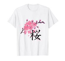 Ladda upp bild till gallerivisning, Funny shirts V-neck Tank top Hoodie sweatshirt usa uk au ca gifts for Sakura Cherry Blossoms with Japanese Kanji Shirt 1466659
