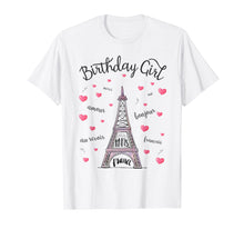 Ladda upp bild till gallerivisning, Funny shirts V-neck Tank top Hoodie sweatshirt usa uk au ca gifts for Birthday Girl Paris Themed Birthday Party Eiffel Tower 277420
