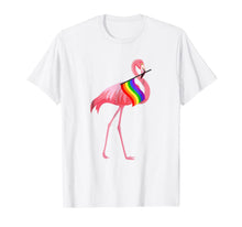 Ladda upp bild till gallerivisning, Gay Pride Pink Flamingo LGBT Pride Month T-Shirt 41313
