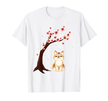 Ladda upp bild till gallerivisning, Shiba Inu Dog Japanese Cherry Blossom Sakura Flower T-Shirt
