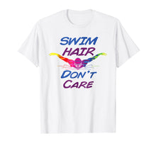 Ladda upp bild till gallerivisning, Funny shirts V-neck Tank top Hoodie sweatshirt usa uk au ca gifts for Swim Hair Don't Care Funny Swimming T-Shirt Gift 1878735
