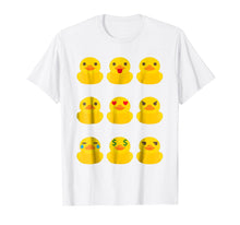 Ladda upp bild till gallerivisning, Funny shirts V-neck Tank top Hoodie sweatshirt usa uk au ca gifts for Cute Yellow Ducklings Emoji T-Shirt 3854312
