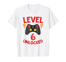 Ladda upp bild till gallerivisning, Funny shirts V-neck Tank top Hoodie sweatshirt usa uk au ca gifts for Level 6 Unlocked - Funny 6 Year Old Gamer Birthday Shirt 258648
