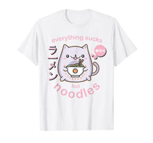 Ladda upp bild till gallerivisning, Funny shirts V-neck Tank top Hoodie sweatshirt usa uk au ca gifts for Pastel Goth Ramen Noodle Cat T Shirt - Anime Kawaii Gift 549445
