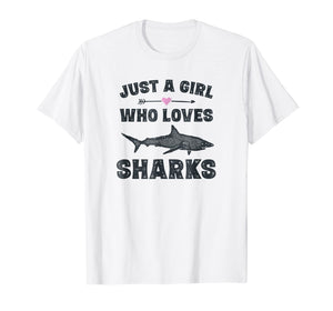 Funny shirts V-neck Tank top Hoodie sweatshirt usa uk au ca gifts for Funny Shark Shirt Gifts for Teen Girls Cute Sharks T-Shirt 3028479