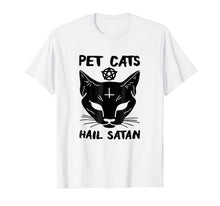 Ladda upp bild till gallerivisning, Pet Cats Hail Satan Tshirt

