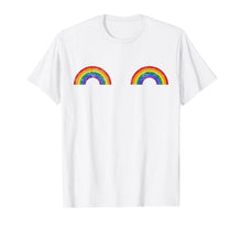Ladda upp bild till gallerivisning, Vintage Rainbow Boobs LGBT tee transgender Pride Month 2019  T-Shirt 170130

