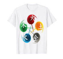 Ladda upp bild till gallerivisning, The Five Elements Of Qigong, Tai Chi tshirt Design. 785012
