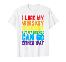 Ladda upp bild till gallerivisning, Funny shirts V-neck Tank top Hoodie sweatshirt usa uk au ca gifts for I Like My Whiskey Straight T shirt Lesbian Gay Pride LGBT 2353684

