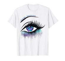 Ladda upp bild till gallerivisning, Funny shirts V-neck Tank top Hoodie sweatshirt usa uk au ca gifts for Suicide Prevention Purple Ribbon and Eyes Men &amp; Women Shirt 1518802
