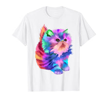 Ladda upp bild till gallerivisning, Funny shirts V-neck Tank top Hoodie sweatshirt usa uk au ca gifts for Colorful Cute Funny Rainbow Kitten Rave EDM Cat Shirt 251528
