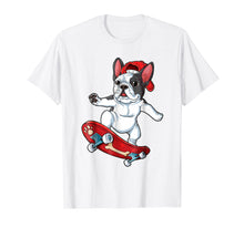 Ladda upp bild till gallerivisning, Funny shirts V-neck Tank top Hoodie sweatshirt usa uk au ca gifts for French Bulldog Skateboard T shirt Dog Skater Skateboarding 2142663
