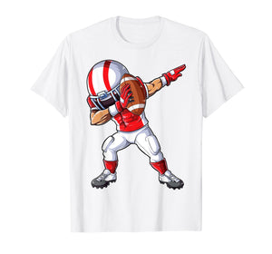 Dabbing Football T Shirt Kids Boys Men Dab Dance Funny Gifts