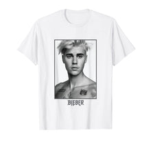 Ladda upp bild till gallerivisning, Funny shirts V-neck Tank top Hoodie sweatshirt usa uk au ca gifts for Mens Justin Bieber Black/White Photo T-Shirt 1050985

