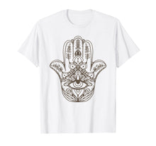 Ladda upp bild till gallerivisning, Funny shirts V-neck Tank top Hoodie sweatshirt usa uk au ca gifts for Hamsa Hand T-shirt Hand Of Fatima And Meditation Yoga Tshirt 2570122
