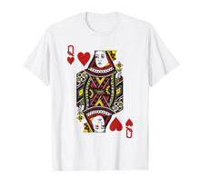 Ladda upp bild till gallerivisning, Funny shirts V-neck Tank top Hoodie sweatshirt usa uk au ca gifts for Queen of Hearts Playing Card Poker Card Costume Gift Shirt 277805
