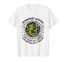 Ladda upp bild till gallerivisning, Funny shirts V-neck Tank top Hoodie sweatshirt usa uk au ca gifts for November Woman The Soul Of A Mermaid T-shirt Gift For Women 2167904
