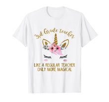 Ladda upp bild till gallerivisning, Funny shirts V-neck Tank top Hoodie sweatshirt usa uk au ca gifts for Third Grade Teacher Cute Magical Unicorn Gift Shirt 1426418
