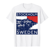 Ladda upp bild till gallerivisning, Funny shirts V-neck Tank top Hoodie sweatshirt usa uk au ca gifts for Stockholm Sweden Swedish Red Blue Tourist Souvenir T-Shirt 3123472
