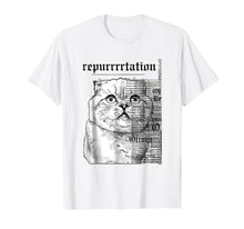 Ladda upp bild till gallerivisning, Taylor White Cat Tee Swift Rep Tour T-Shirt
