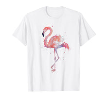 Ladda upp bild till gallerivisning, Funny shirts V-neck Tank top Hoodie sweatshirt usa uk au ca gifts for Pink Flamingo Watercolor T-shirt 193031
