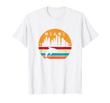 Ladda upp bild till gallerivisning, Vintage Miami 80s Dolphin Silhouette Souvenir Dolphin lovers T-Shirt 176012
