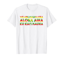 Ladda upp bild till gallerivisning, Kanaka Maoli Flag - We Are Mauna Kea T-Shirt 126659
