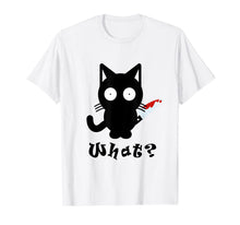 Ladda upp bild till gallerivisning, What? Murderous Black Cat With Bloody Knife Halloween Gift T-Shirt 30819089
