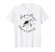 Ladda upp bild till gallerivisning, Skip A Straw Save A Turtle Shirt Save The Turtles T-Shirt 159552
