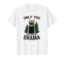 Ladda upp bild till gallerivisning, Llama Camping Only You Can Prevent Drama T-Shirt 57136
