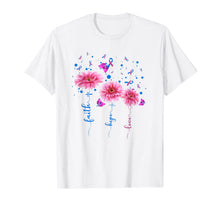 Ladda upp bild till gallerivisning, Faith Hope Love Pregnancy Infant Loss Awareness Flower T-Shirt 343433
