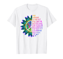 Ladda upp bild till gallerivisning, Woman Strong Girls Hippie Shirt I am The Storm Gift T Shirt 113787
