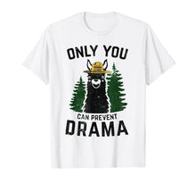 Ladda upp bild till gallerivisning, Llama Camping Only You Can Prevent Drama T-Shirt 96568

