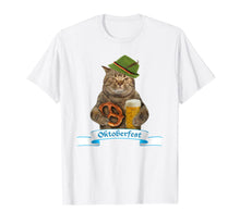 Ladda upp bild till gallerivisning, Oktoberfest 2019 Flag TShirt - Cat German Beer Shirt 56113
