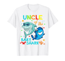 Ladda upp bild till gallerivisning, Uncle Of The Baby Shark Birthday Uncle Shark Shirt 150913
