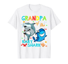 Ladda upp bild till gallerivisning, Grandpa Of The Baby Shark Birthday Grandpa Shark Shirt 187602
