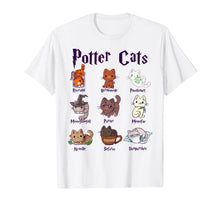 Ladda upp bild till gallerivisning, Potter Cats Cute Harry Pawter Kitten Tshirt gift for Her 231818

