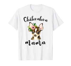 Chihuahua Mama Shirts Funny Chi-Dog Mom Grandma Gifts Womens T-Shirt-1111557