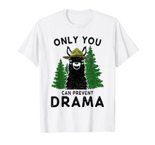 Ladda upp bild till gallerivisning, Llama Camping Only You Can Prevent Drama T-Shirt 41881
