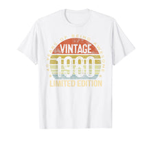 Ladda upp bild till gallerivisning, 40 Year Old Gifts Vintage 1980 Limited Edition 40th Birthday T-Shirt-210554
