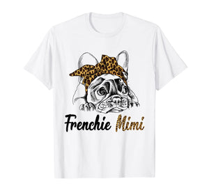 Funny shirts V-neck Tank top Hoodie sweatshirt usa uk au ca gifts for Cute French Bulldog Costume Frenchie Mimi Gifts Leopard Skin T-Shirt 1196220