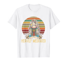 Ladda upp bild till gallerivisning, Womens Heavily Meditated Yoga Funny T shirt Gift T-Shirt 233642
