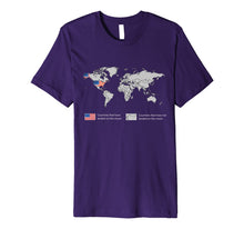 Ladda upp bild till gallerivisning, Countries that have landed on the Moon - Proud American Flag Premium T-Shirt 1024328
