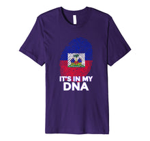 Ladda upp bild till gallerivisning, Funny shirts V-neck Tank top Hoodie sweatshirt usa uk au ca gifts for Haitian Shirt Haiti Is In My DNA Thumb Print Flag Emblem 1894517
