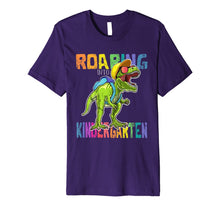 Ladda upp bild till gallerivisning, Roaring Kindergarten Dinosaur T Rex Back to School Shirt Boy 9402787
