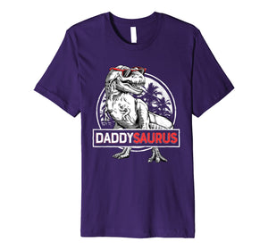 Funny shirts V-neck Tank top Hoodie sweatshirt usa uk au ca gifts for Daddysaurus T shirt Fathers Day Gifts T rex Daddy Saurus Men 1773922