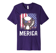 Ladda upp bild till gallerivisning, Merica Skunk USA American Flag 4th of July Gift Patriotic Premium T-Shirt 828531
